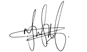 An image of the signature of Mustafa Suleyman, Executive Vice President and CEO of Microsoft AI.